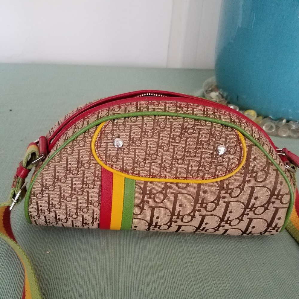 Authentic Christian Dior Rasta Handbag EUC